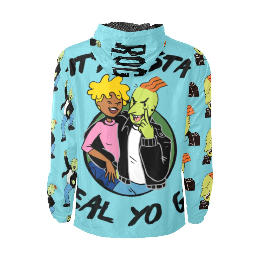 Unisex All Over Print Windbreaker (Roger-Doug-Mista Steal Yo Girl-80s/90s Baby)