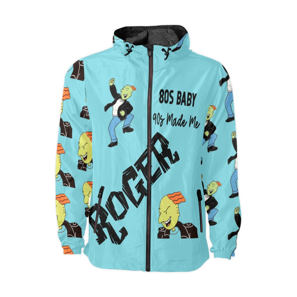 Unisex All Over Print Windbreaker (Roger-Doug-Mista Steal Yo Girl-80s/90s Baby)