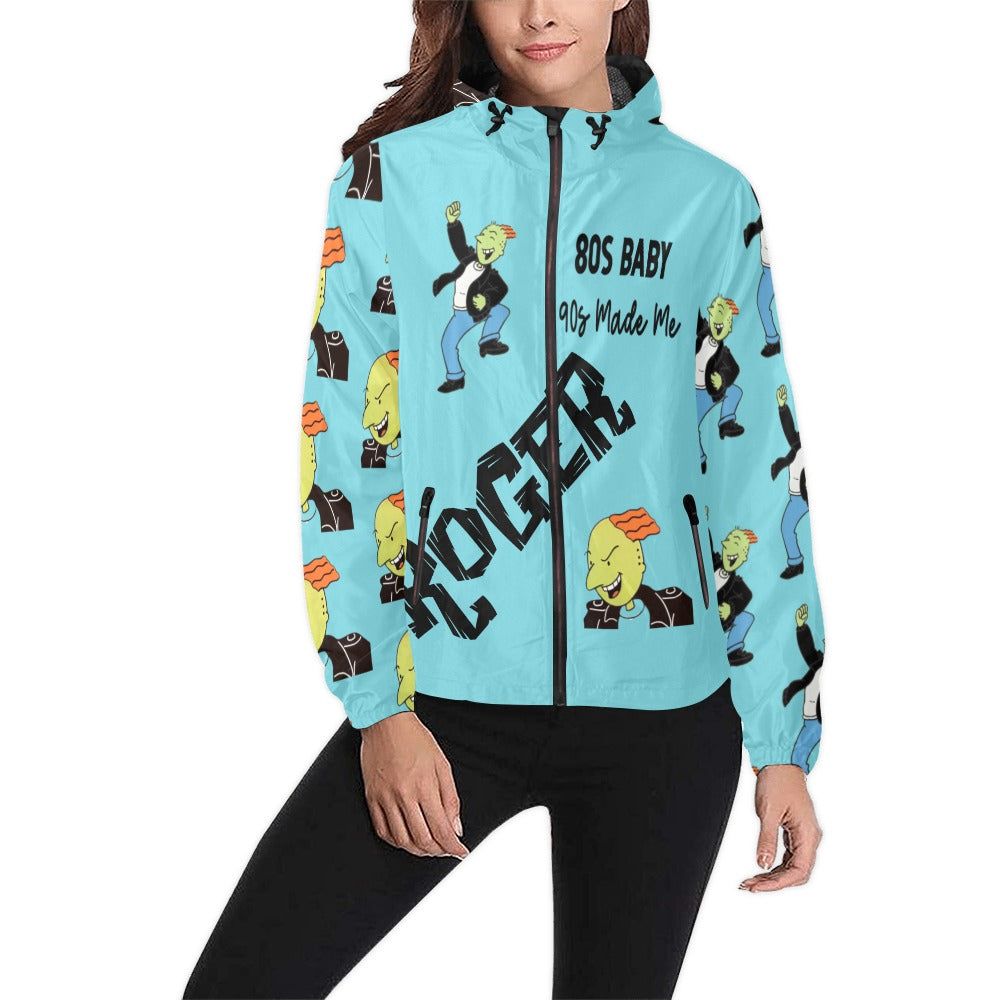 Unisex All Over Print Windbreaker (Roger-Doug-Mista Steal Yo Girl-80s/90s Baby)